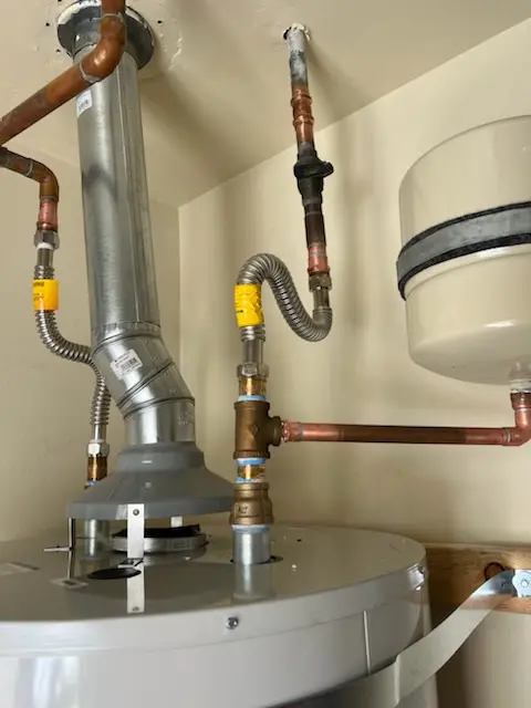 Water heater installation and plumbing repair in Krouseland